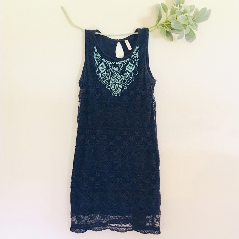 Navy blue dress